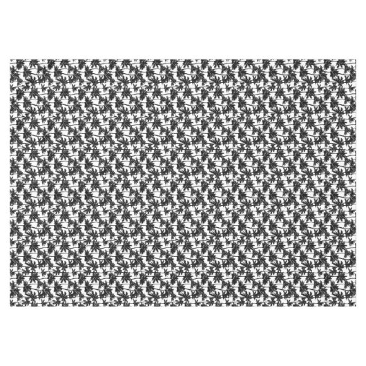 palmboom-schaduwpatroon tafelkleed (Voorkant (Horizontaal))