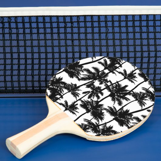 palmboom-schaduwpatroon tafeltennisbatje (Insitu)