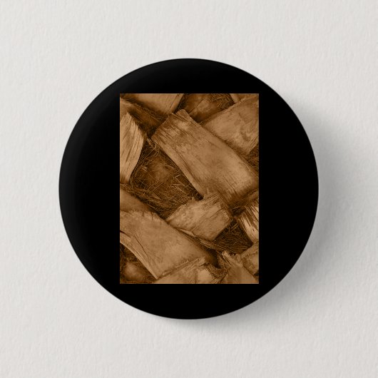Palmboom schors textuur tint Verticale Sticker Ronde Button 5,7 Cm (Voorkant)