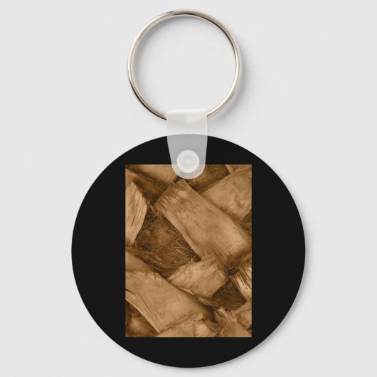 Palmboom schors textuur tint Verticale Sticker Sleutelhanger (Voorkant)