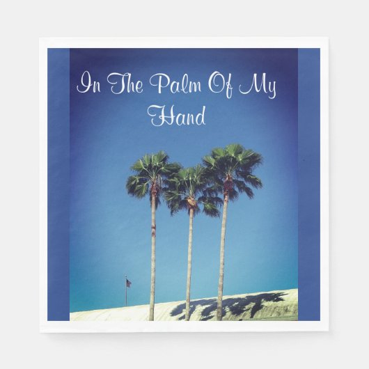Palmboom Servet (Voorkant)