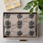 Palmboom Silhouet Aangepaste kleur achtergrond Tissuepapier (Geschenk)