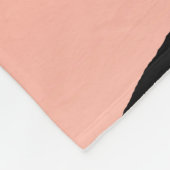 Palmboom Silhouette tegen zonsondergang Oranje Fleece Deken (Hoek)