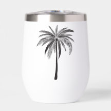 Palmboom Steelloze Wijn Tumbler
