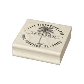  palmboom — Stempel van het retouradres (Stempel)