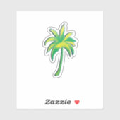 Palmboom  sticker (Vel)