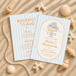 Palmboom Strand Bach Club Meidenavakantie Kaart