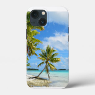 Palmboom strand iphone hoesje iPhone 13 mini hoesje