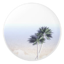Palmboom Strand Oceaan Tropisch Nautilus Anker
