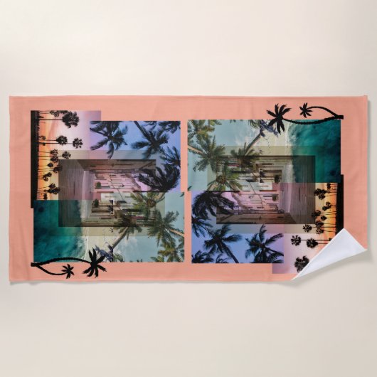 Palmboom Strandlaken (Voorkant)