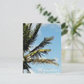 Palmboom tegen de hemel in Florida Briefkaart (Staand voorkant)