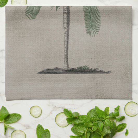 palmboom theedoek (Gevouwen)