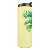 Palmboom Thermal Tumbler Thermosbeker (Gedraaid links)