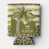 Palmboom Tropisch Blikjeskoeler (Voorkant)