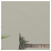  palmboom Tropisch Elegant Green Stof (Close Up)