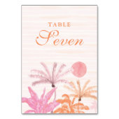  palmboom Tropisch huwelijk Kaart (Voorkant)