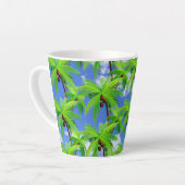 Palmboom Tropisch Latte Mok (Linkerhoek)