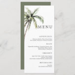 Palmboom Tropisch | Menu Minimale weddenschap<br><div class="desc">Sandy stranden en warme brouwen zijn waar dit design om draait. Viel je tropische bruiloft met ons eenvoudige, minimale ontwerp van de palmboom. Dit ontwerp is volledig aanpasbaar en biedt mooie palmbomen voor waterverf en serif typografie. Als je op zoek bent naar rechte lijnen, zal ons zanenserif alternatief perfect voor...</div>