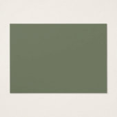 Palmboom Tropisch | Minimale RSVP-weddenschap Visitekaartje (Achterkant)