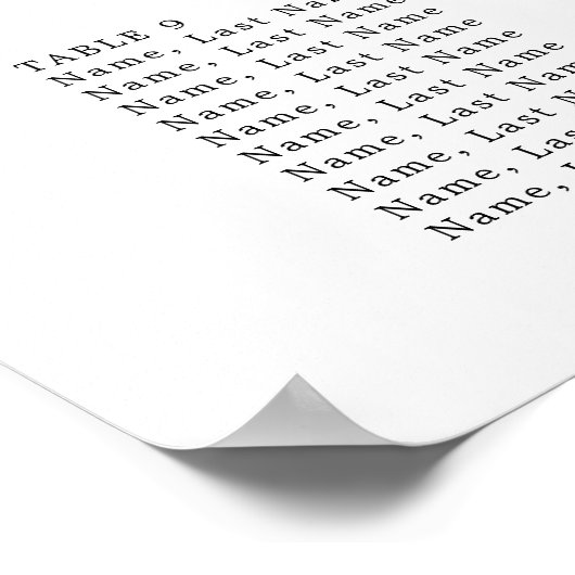 Palmboom Tropisch | Minimale weduwenkaart Poster (Hoek)