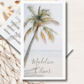 Palmboom Tropisch Modern Visitekaartje