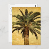  palmboom - Tropische Gepersonaliseerd Sjabloon Briefkaart (Voorkant / Achterkant)