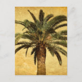  palmboom - Tropische Gepersonaliseerd Sjabloon Briefkaart (Voorkant)