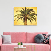  palmboom - Tropische Gepersonaliseerd Sjabloon Canvas Afdruk (Insitu (Woonkamer))