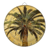 palmboom - Tropische Gepersonaliseerd Sjabloon Dartbord (Voorkant)