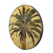  palmboom - Tropische Gepersonaliseerd Sjabloon Dartbord (Voorkant Rechts)