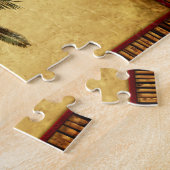 palmboom - Tropische Gepersonaliseerd Sjabloon Legpuzzel (Zijkant)