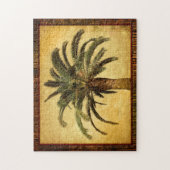 palmboom - Tropische Gepersonaliseerd Sjabloon Legpuzzel (Verticaal)