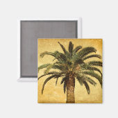 palmboom - Tropische Gepersonaliseerd Sjabloon Magneet (Voorkant / Achterkant)