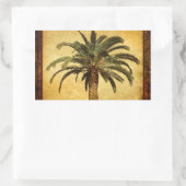  palmboom - Tropische Gepersonaliseerd Sjabloon Rechthoekige Sticker (Tas)