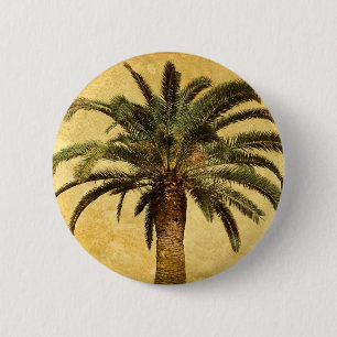 palmboom - Tropische Gepersonaliseerd Sjabloon Ronde Button 5,7 Cm