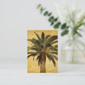  palmboom - Tropische Gepersonaliseerd Sjabloon Visitekaartje (Staand voorkant)