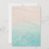 Palmboom Tropische Hibiscus Zomer Sweet 16 Party Kaart (Achterkant)