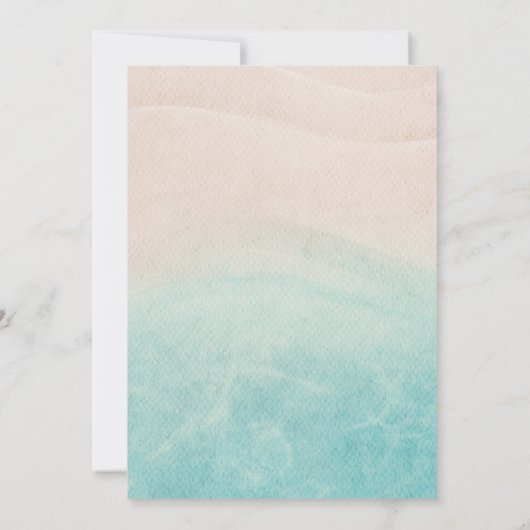 Palmboom Tropische Hibiscus Zomer Sweet 16 Party Kaart (Achterkant)