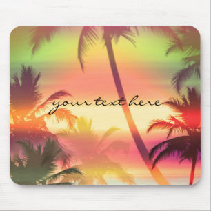 Palmboom Tropische Hitte Strand Zomer Muismat