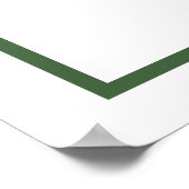 palmboom Tropische legant Poster (Hoek)