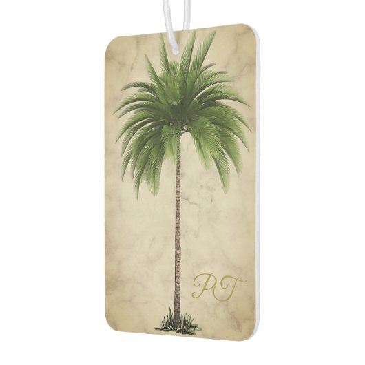  palmboom Tropische legante marmer Luchtverfrisser (Links)