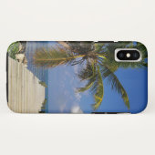 Palmboom Tropische Oostzee Case-Mate iPhone Case (Achterkant (horizontaal))