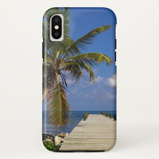 Palmboom Tropische Oostzee Case-Mate iPhone Case (Achterkant)