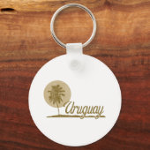 Palmboom Uruguay Sleutelhanger (Voorkant)