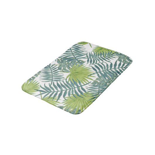 Palmboom Velden Schilderen Hawaïaans Badmat (Gekanteld)