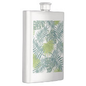 Palmboom Velden Schilderen Hawaïaans Heupfles (Rechts)