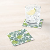 Palmboom Velden Schilderen Hawaïaans Kartonnen Onderzetters (Insitu)