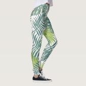 Palmboom Velden Schilderen Hawaïaans Leggings (Rechts)