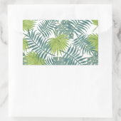 Palmboom Velden Schilderen Hawaïaans Rechthoekige Sticker (Tas)