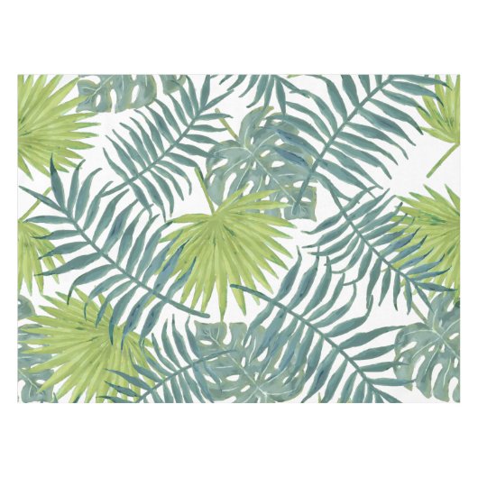 Palmboom Velden Schilderen Hawaïaans Tafelkleed (Voorkant (Horizontaal))